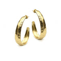 Hand-Formed Halo Bronze Earrings