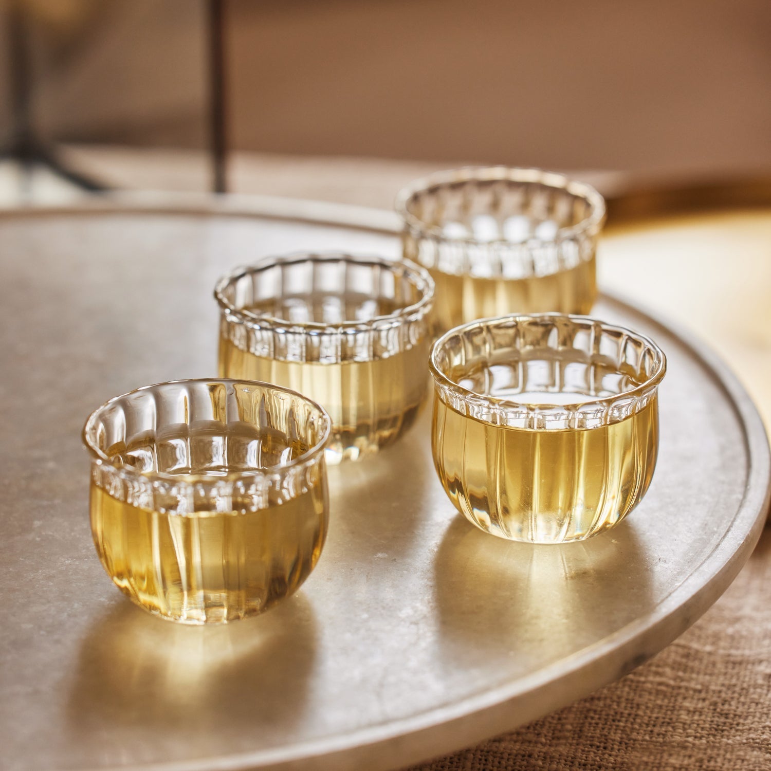 Kira Small Glass Cups – Set of 4