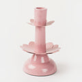 Lotus Blossom Metal Taper Candleholder