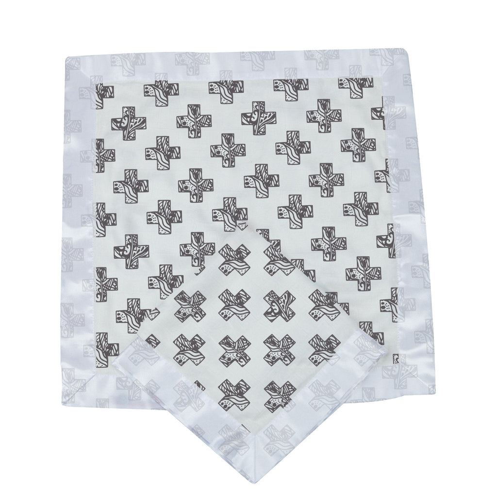 Muslin Security Blankie: Nordic Stamp