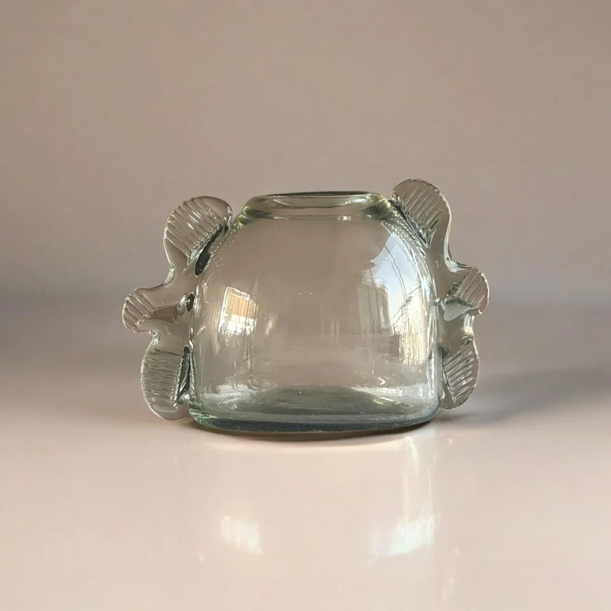 Alma Mouth-Blown Recycled Glass Bud Vase