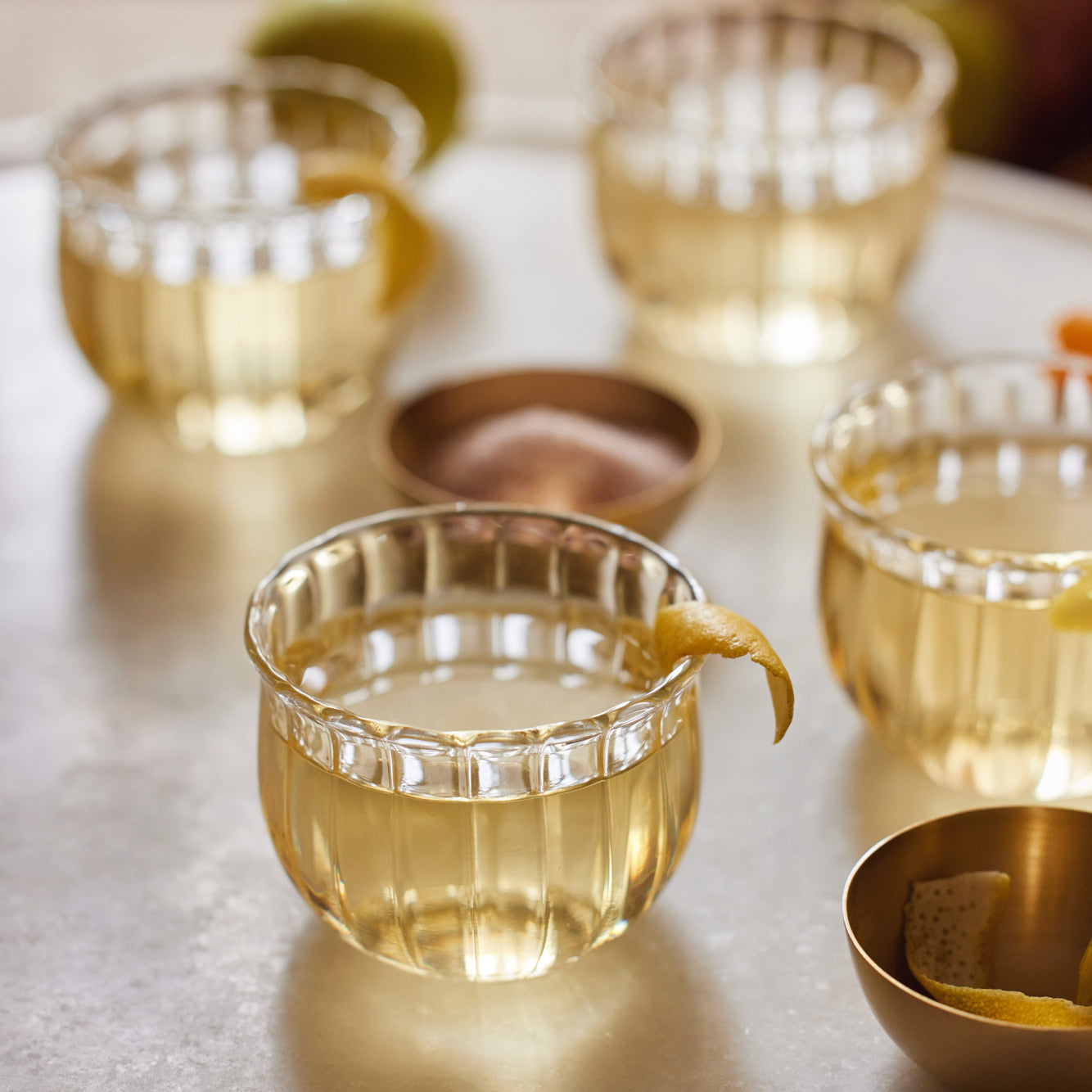 Kira Small Glass Cups – Set of 4