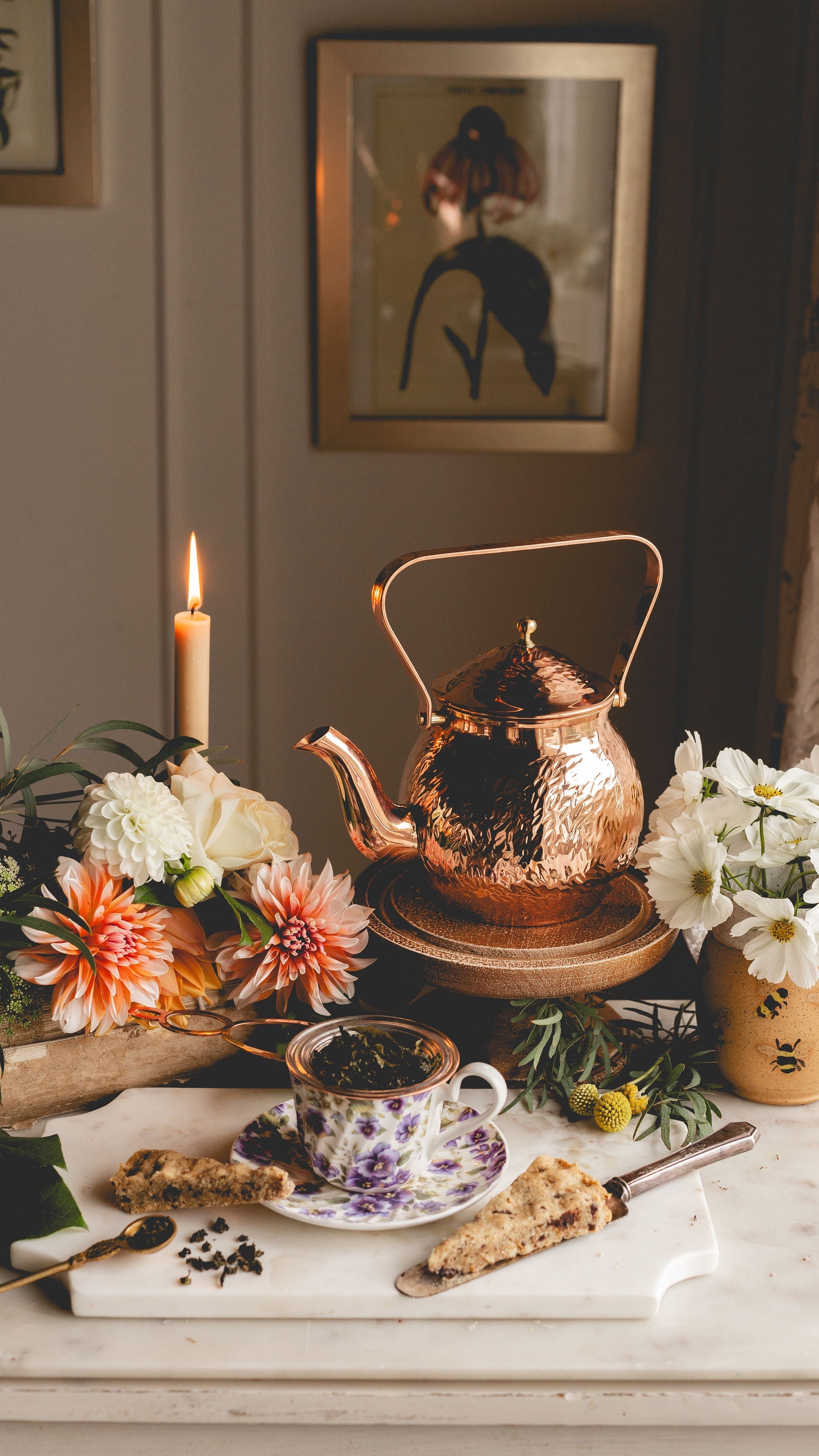 Vintage Copper Teapot