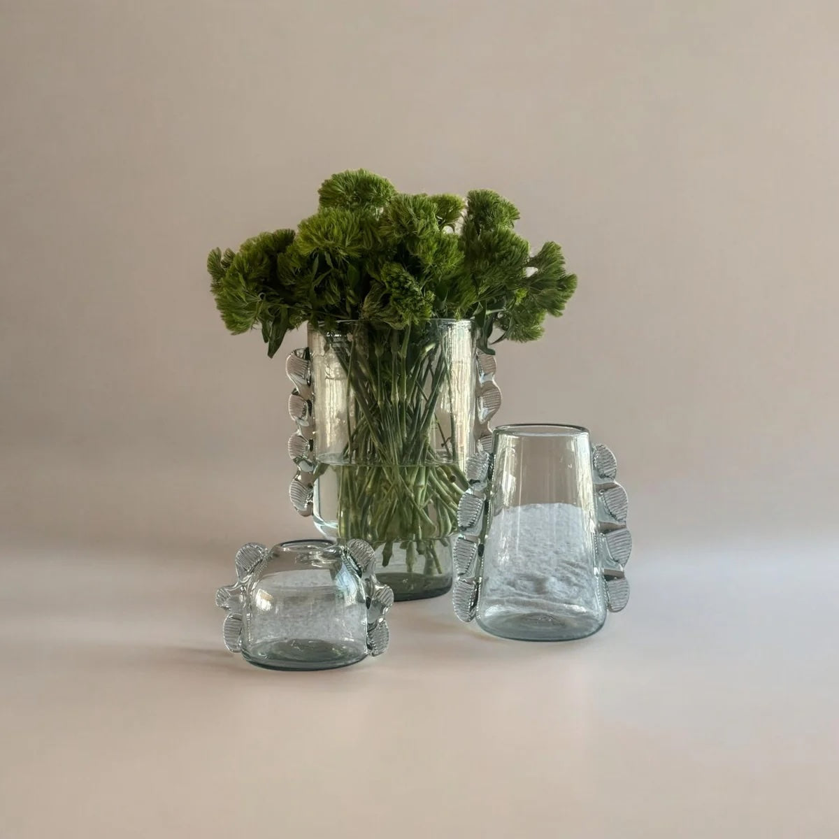 Alma Mouth-Blown Recycled Glass Bud Vase