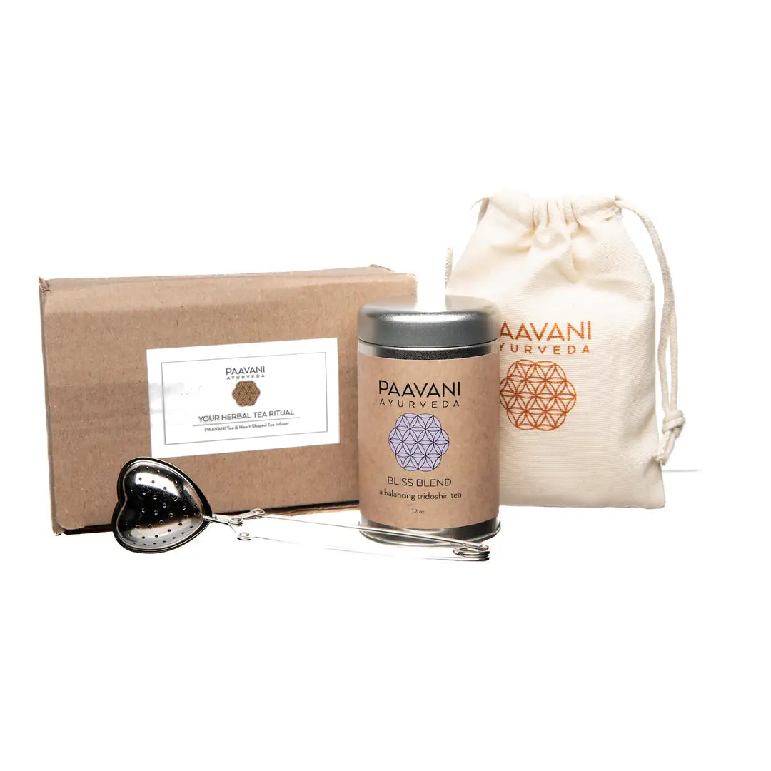 Organic Loose-Leaf Tea & Heart Infuser