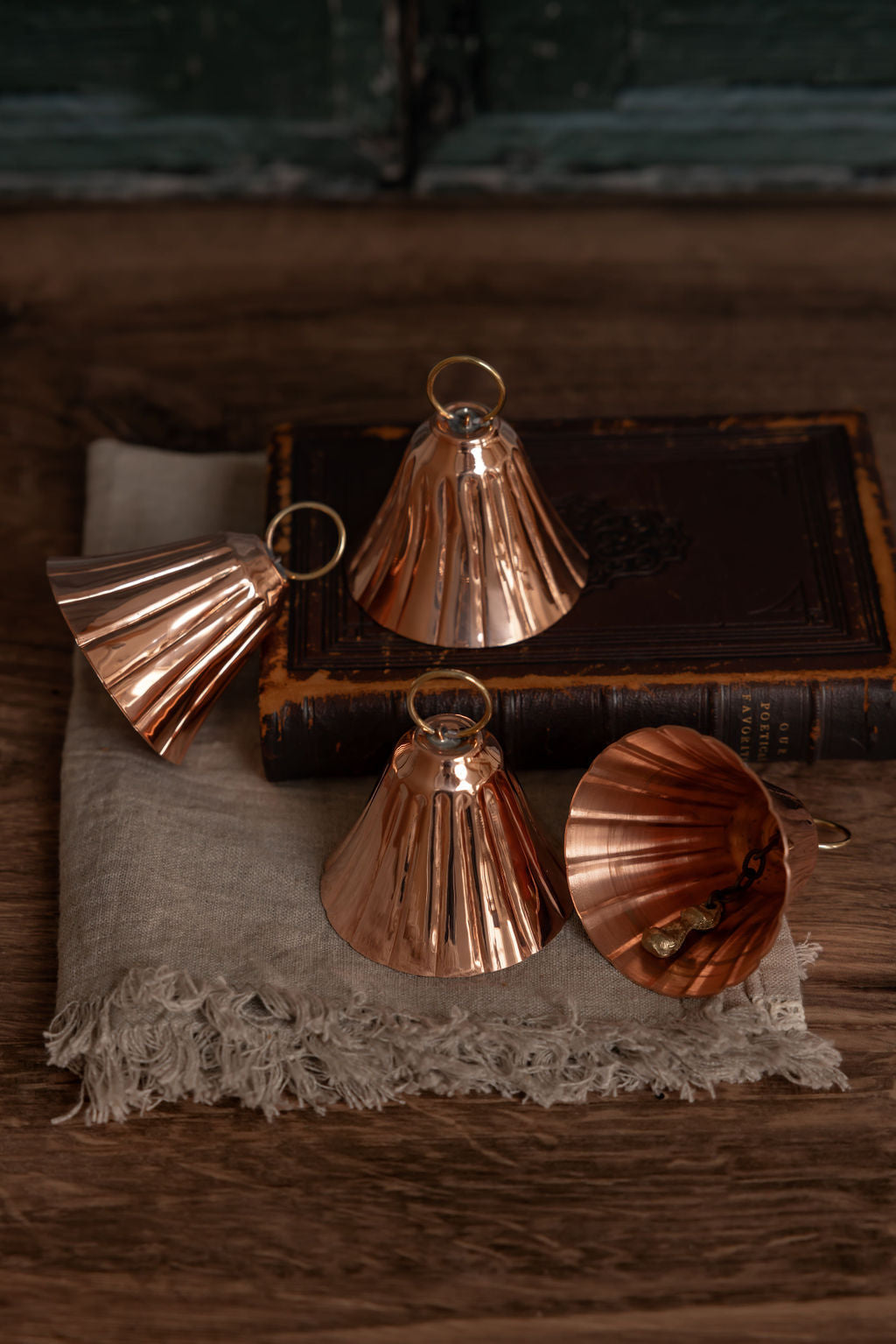 Vintage Copper Bell Ornament