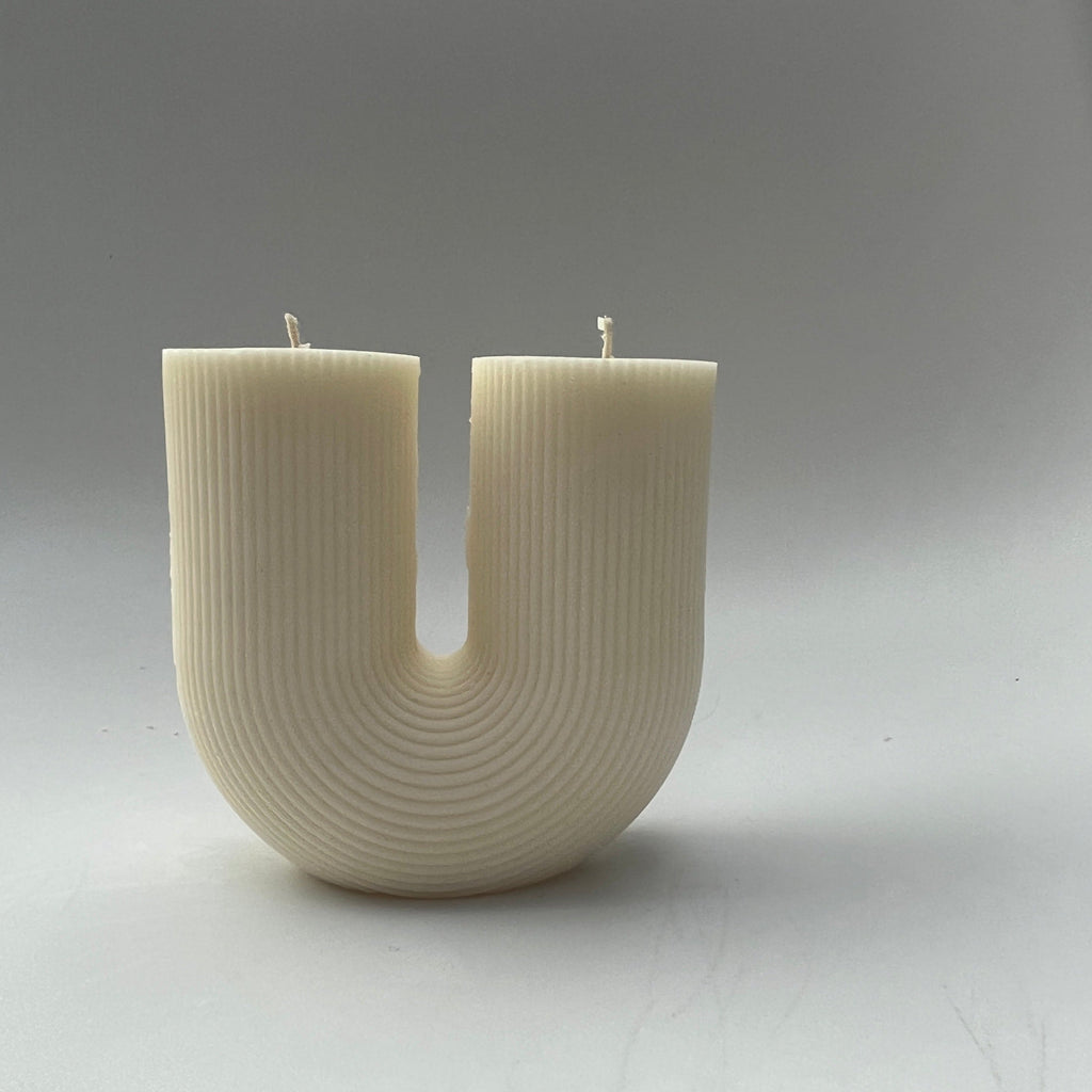 Hand Poured ‘U’ Soy Candle