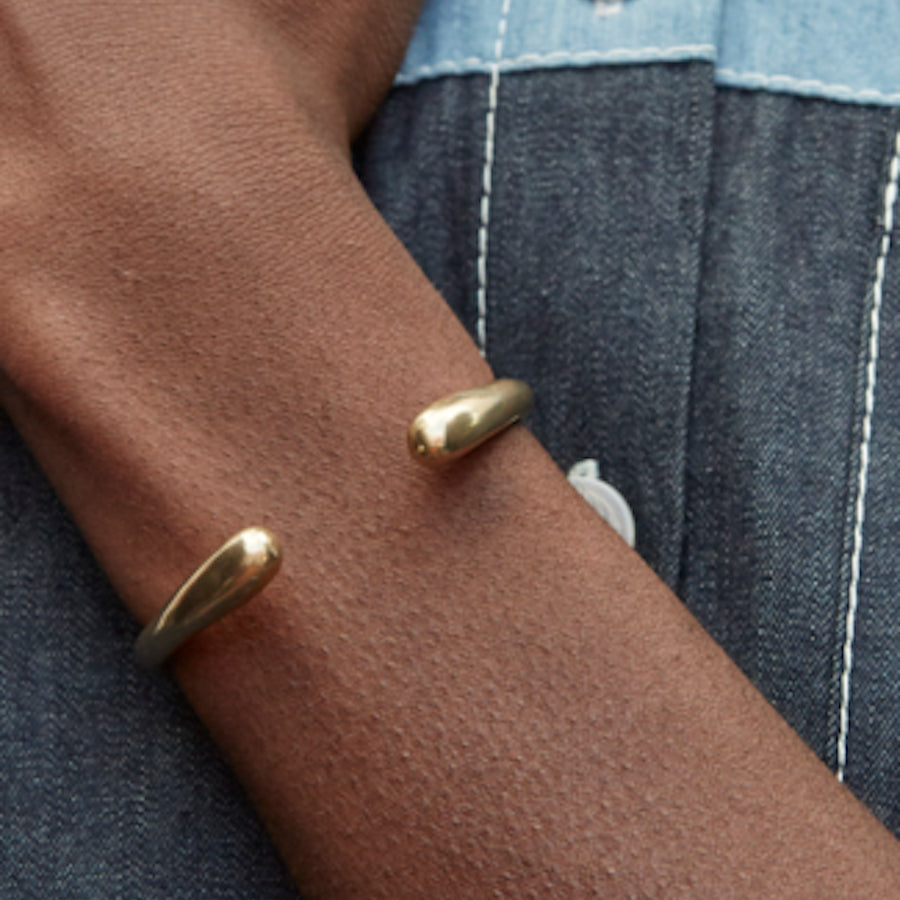 Delicate Dash Cuff Bracelet
