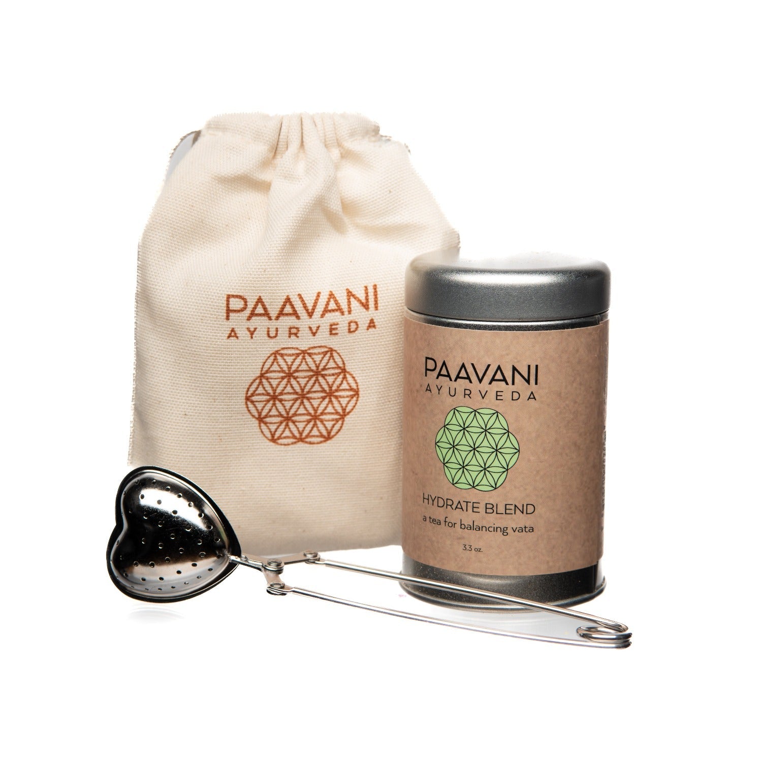 Organic Loose-Leaf Tea & Heart Infuser