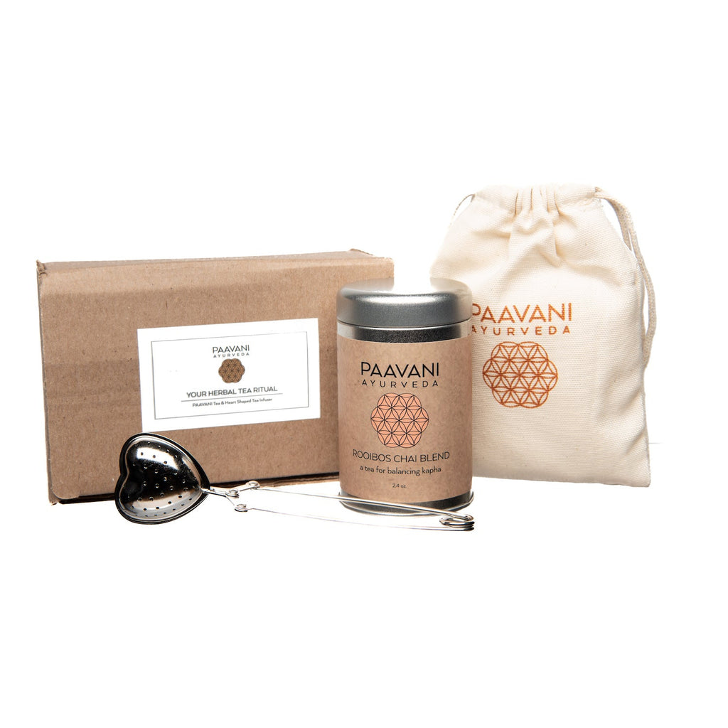 Organic Loose-Leaf Tea & Heart Infuser