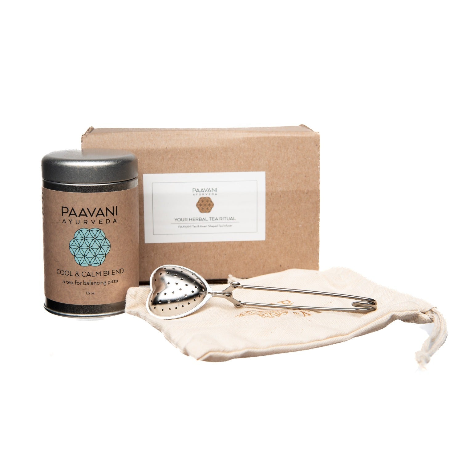 Organic Loose-Leaf Tea & Heart Infuser