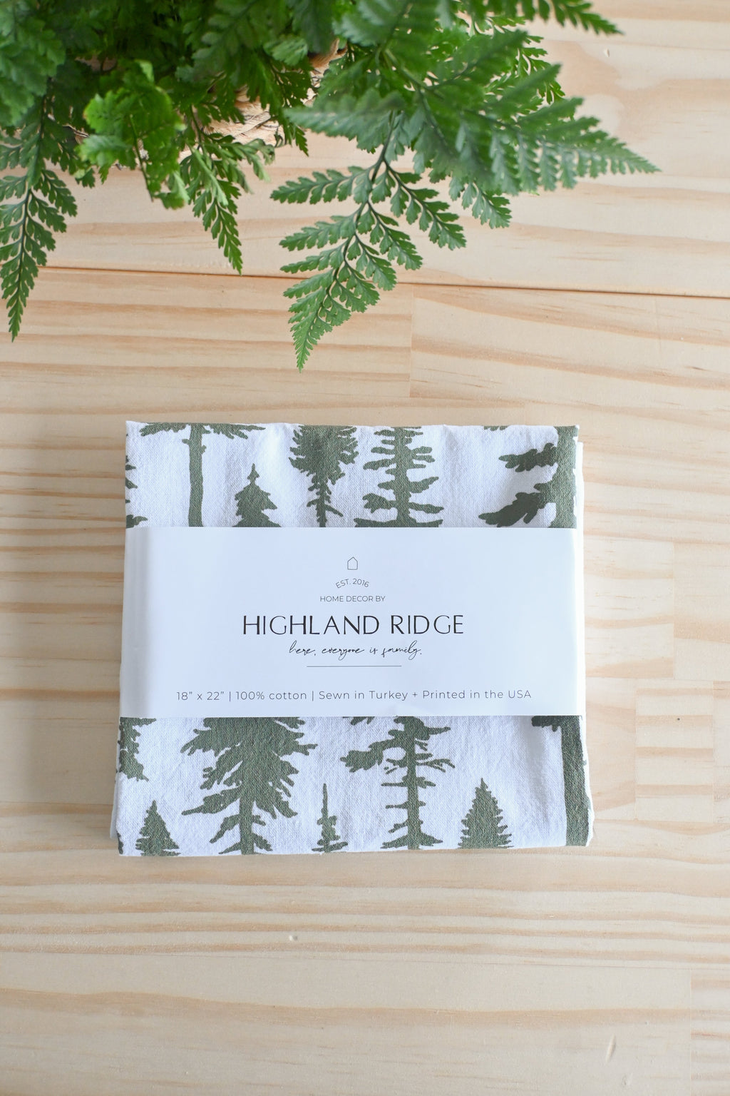 Christmas Tree Tea Towel