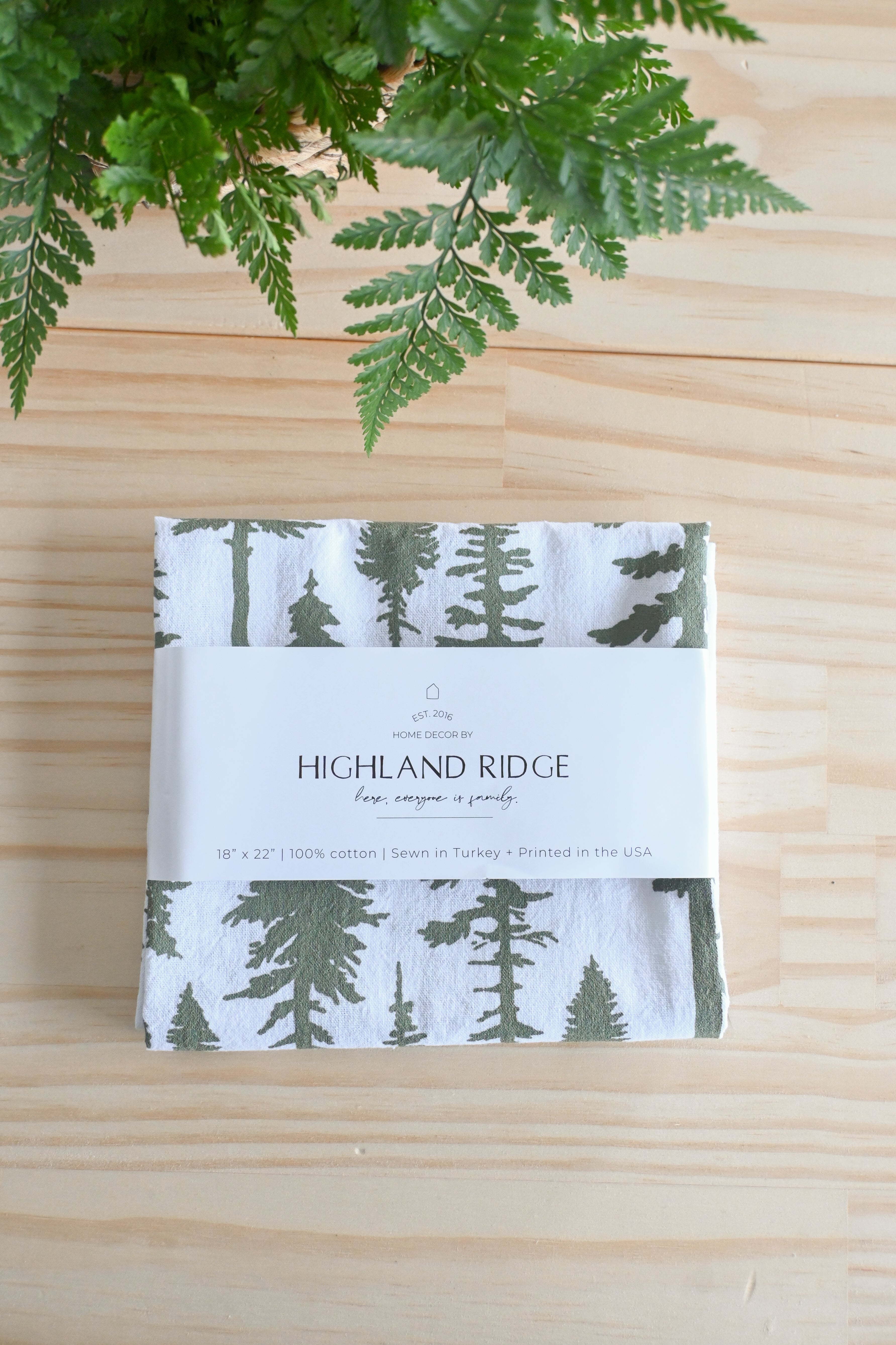 Christmas Tree Tea Towel