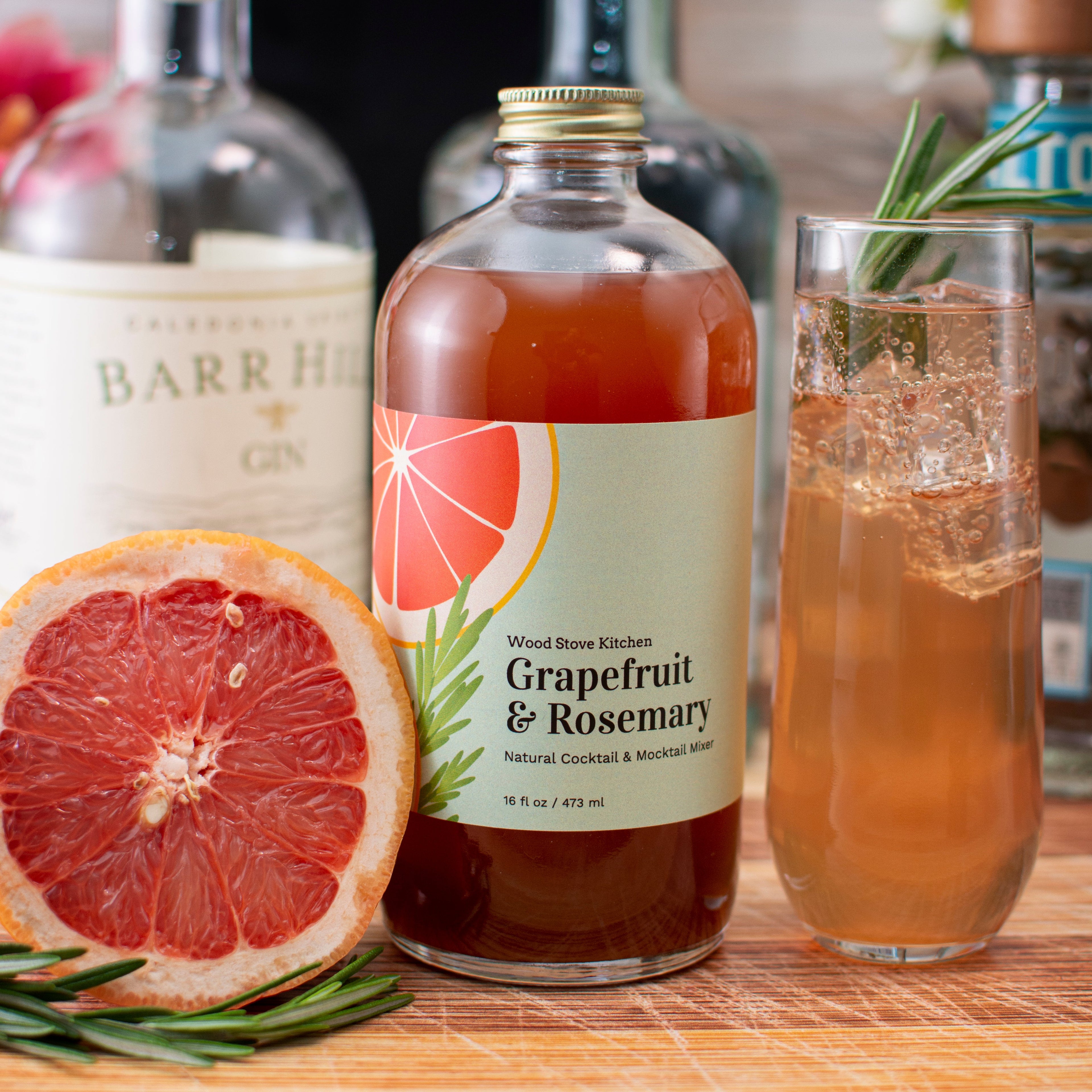 Grapefruit & Rosemary Cocktail Mixer