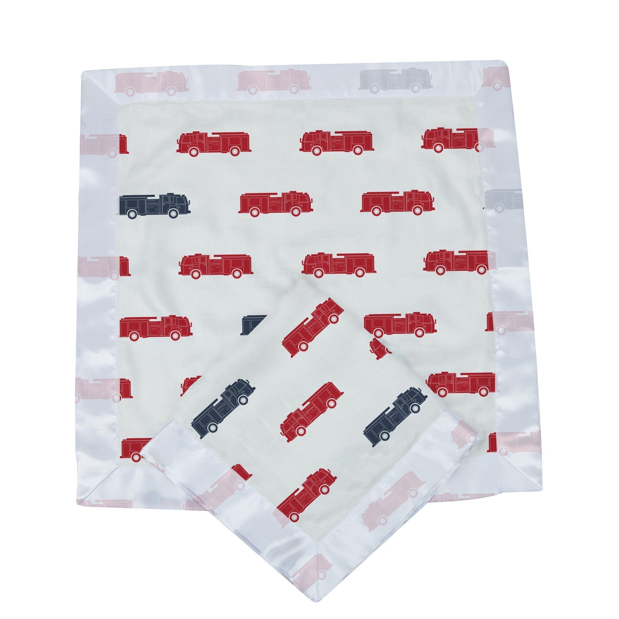 Muslin Security Blankie: Fire Trucks