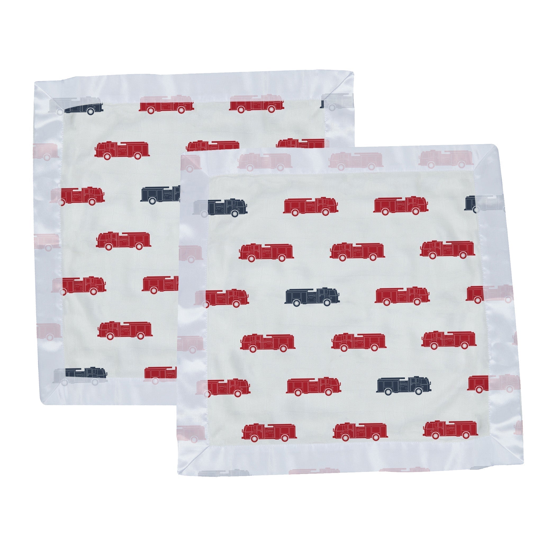Muslin Security Blankie: Fire Trucks