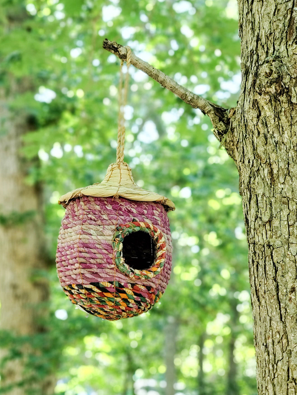 Seagrass Acorn Birdhouse
