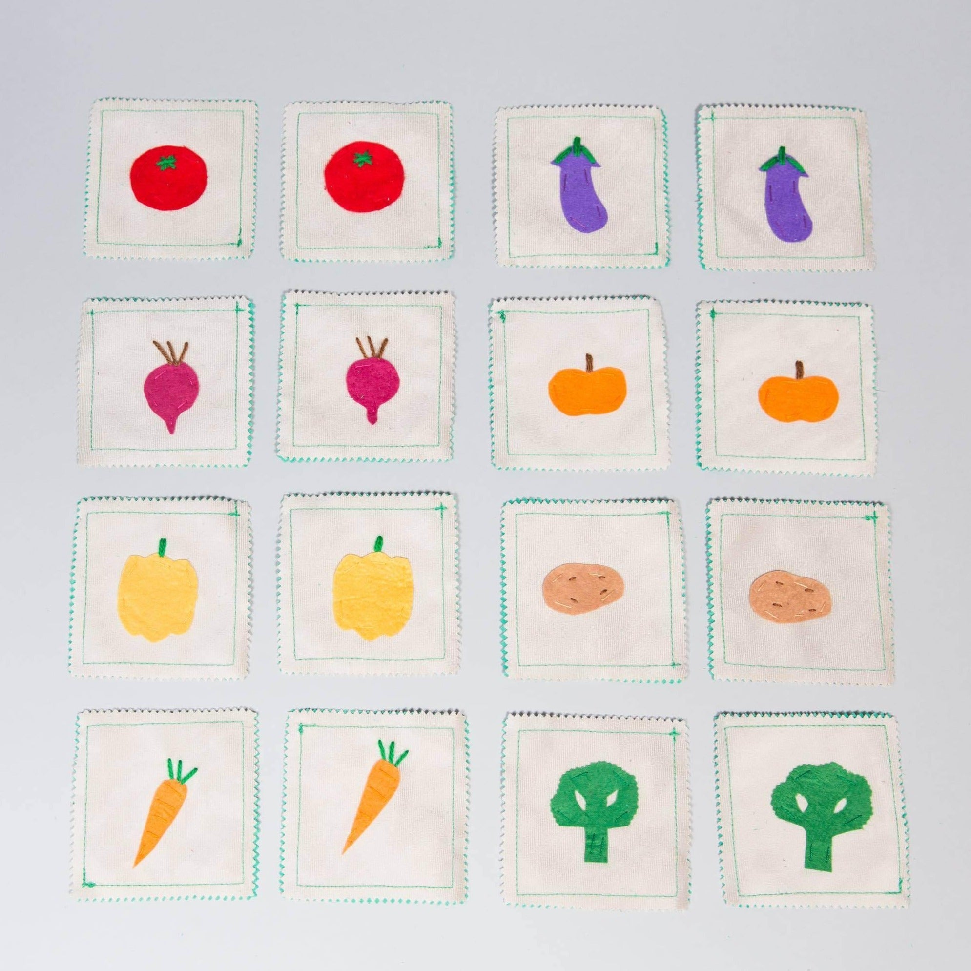 Vegetables Memory Game