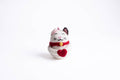 Handcrafted Wool Ornament: Cat