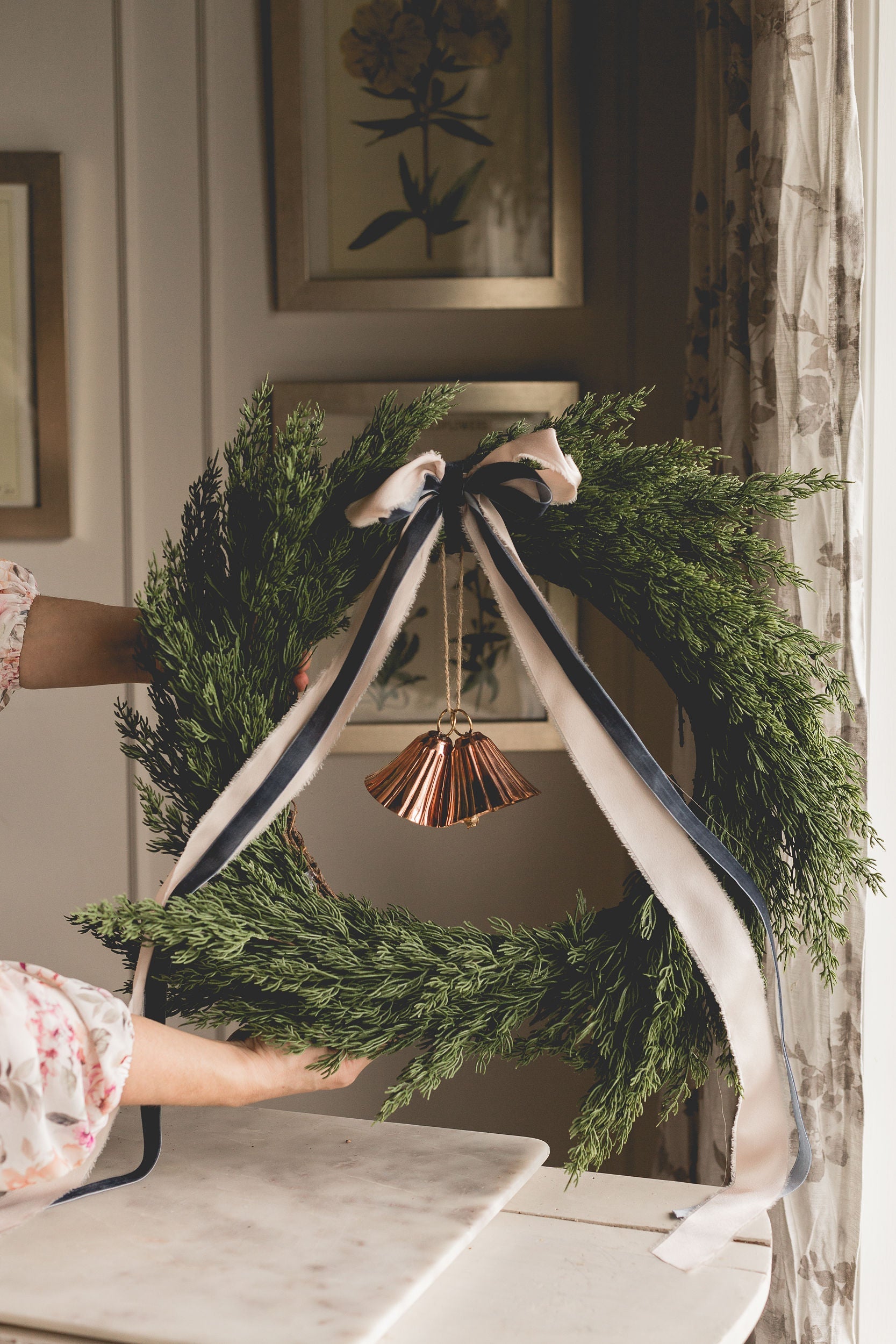 Vintage Copper Bell Ornament