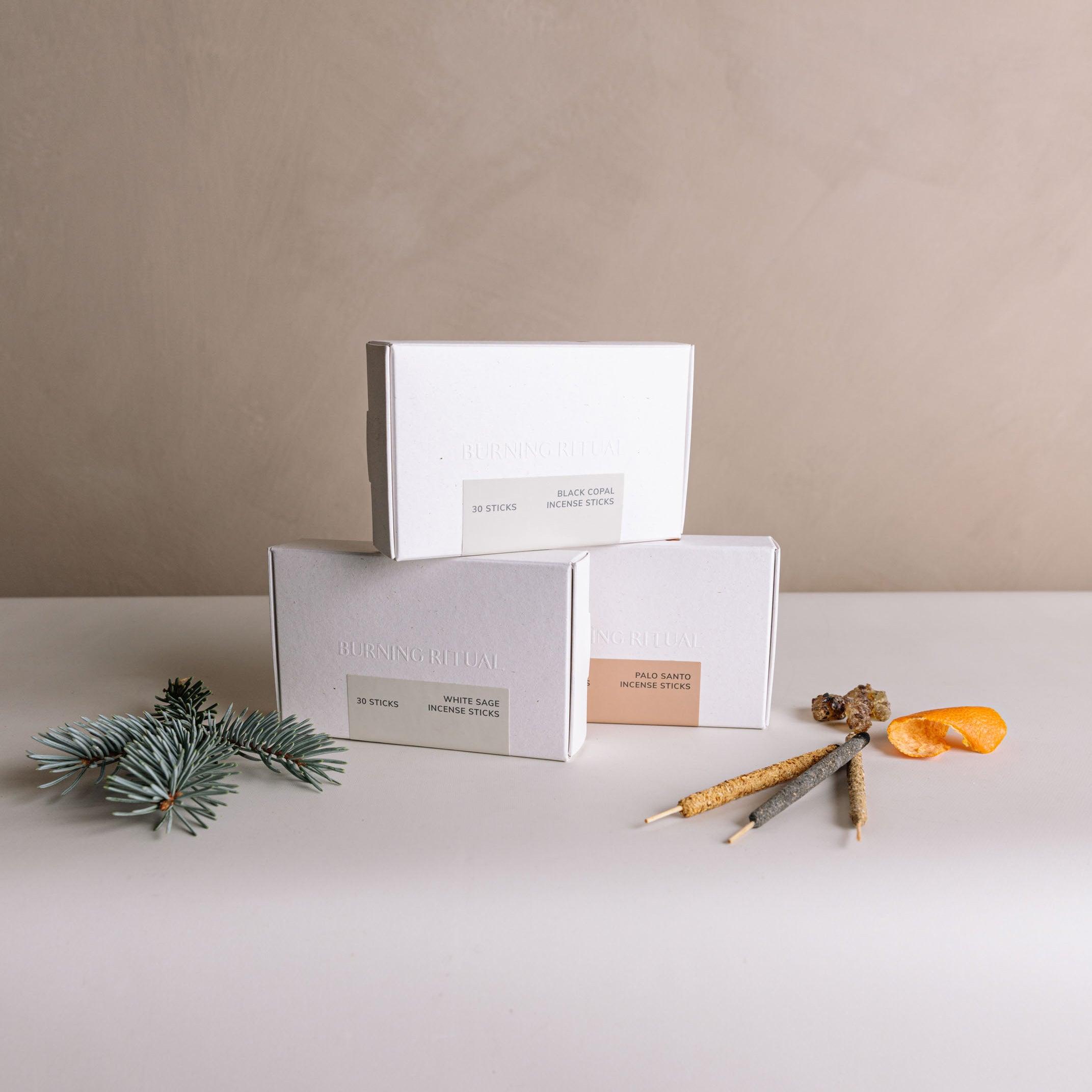 Sacred White Sage Incense Sticks – Set of 30