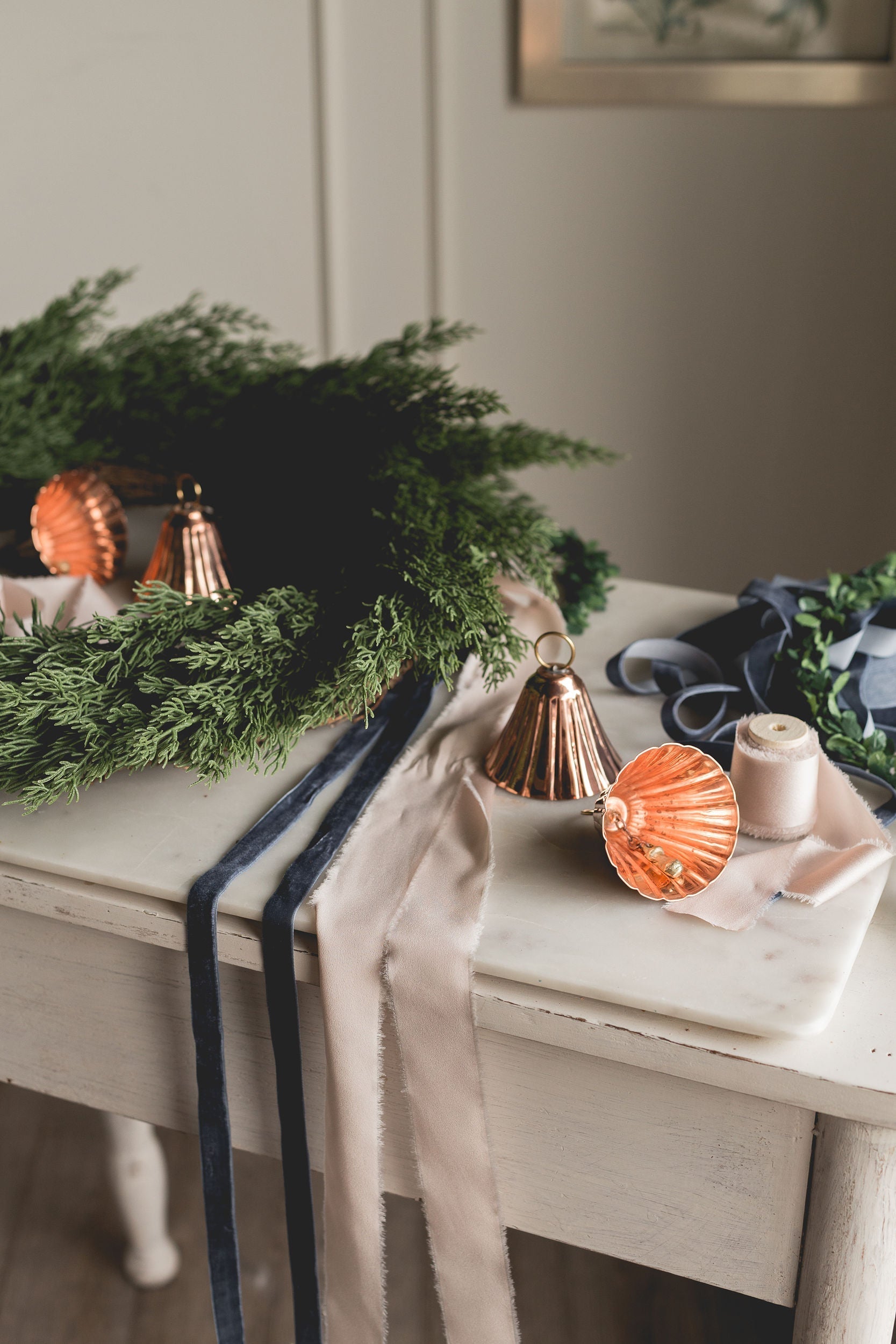 Vintage Copper Bell Ornament