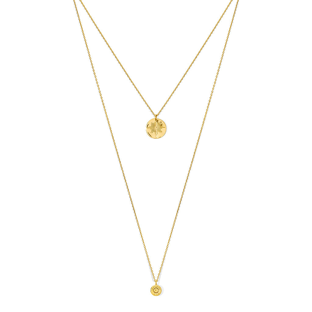 Layered North Star Necklace