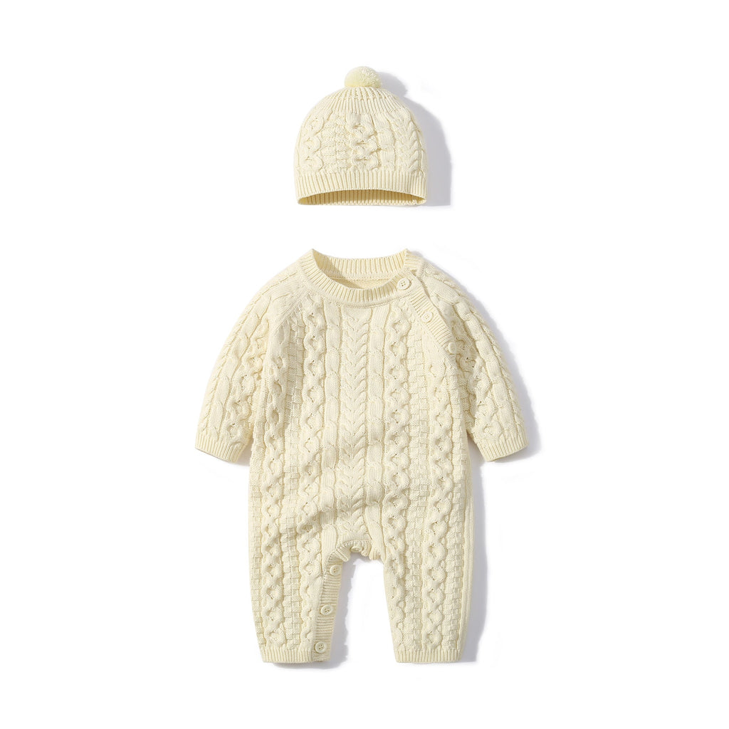 Baby Crochet Knitted Romper