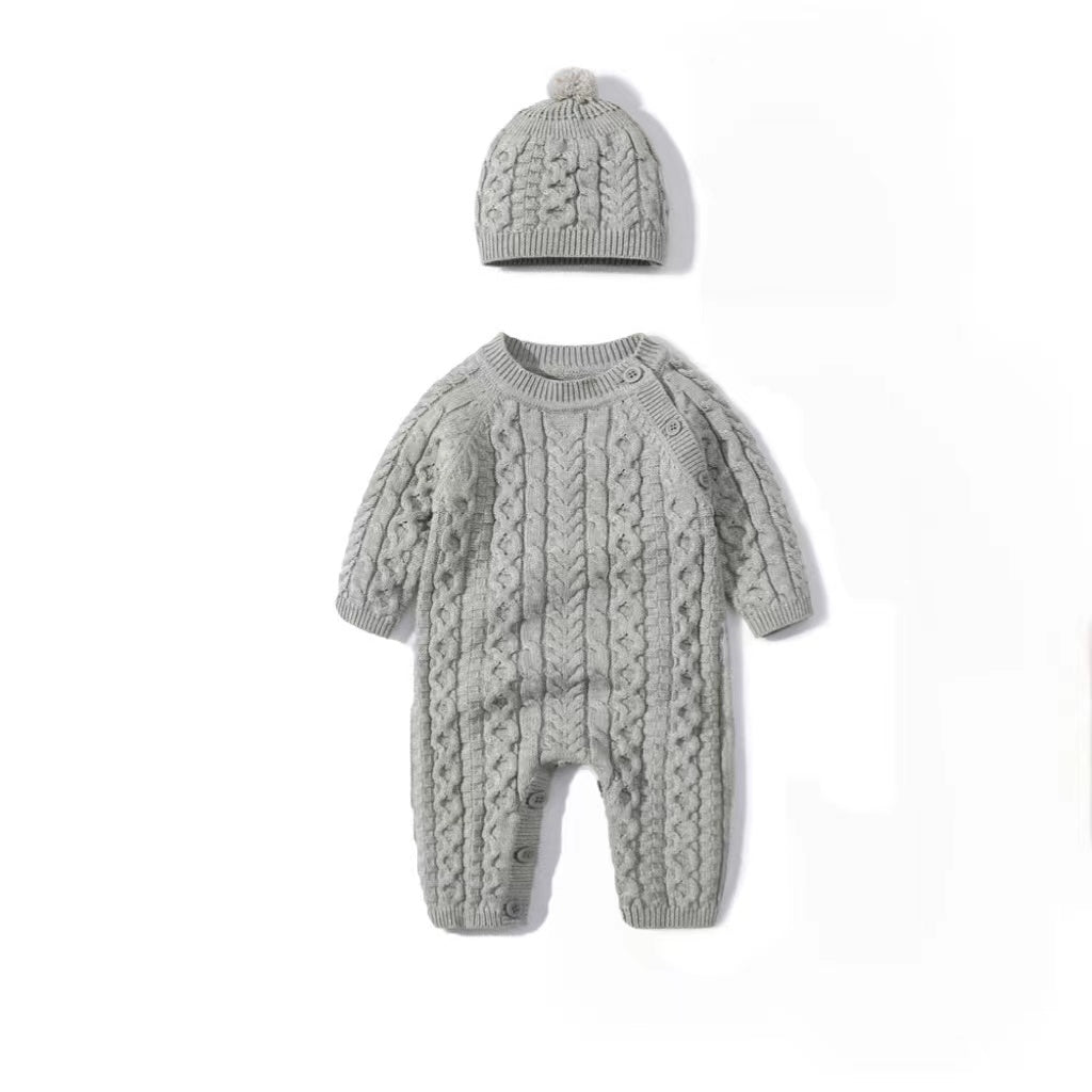 Baby Crochet Knitted Romper