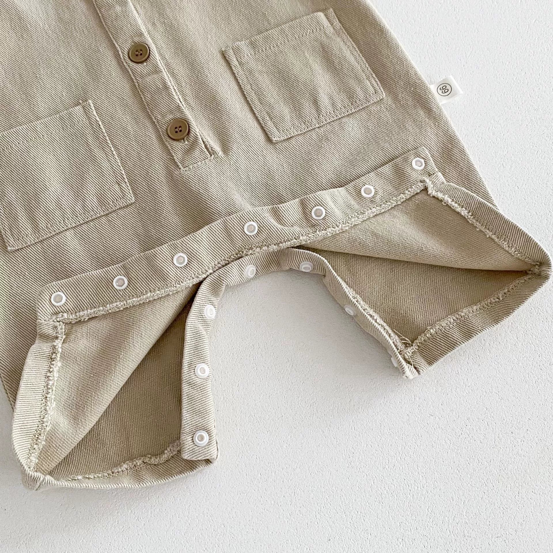 Baby Unisex Sleeveless Overalls