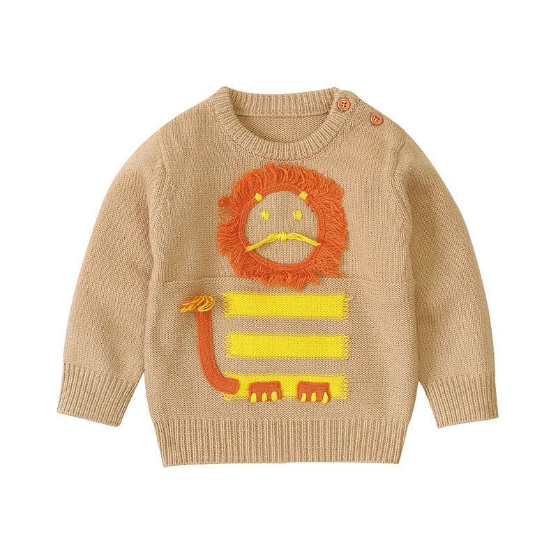 Baby Lion Pullover Sweater