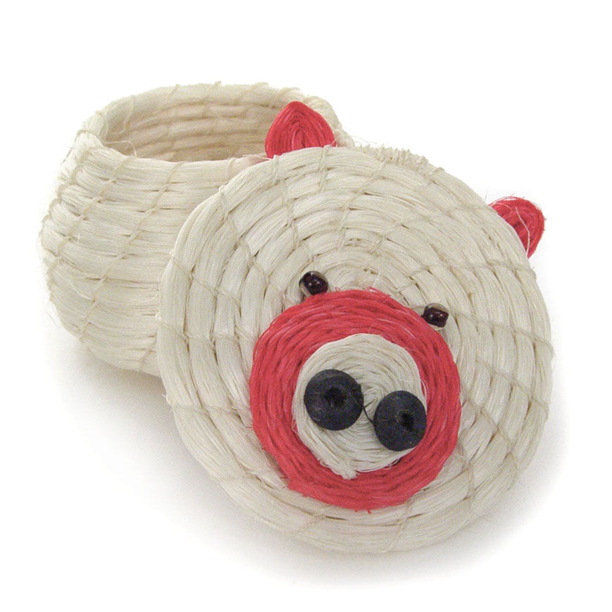 Clever Piggy Keepsake Basket